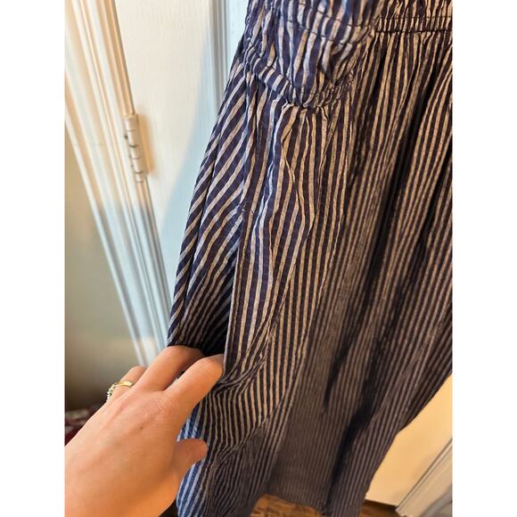 Navy and Blue Striped A New Day XL Maxi Sleeveless Dress - Picture 3 of 5